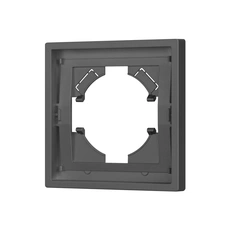 Изображение Рамка 1 пост пластиковая Arlight TENDO, графитовый soft-touch 054644